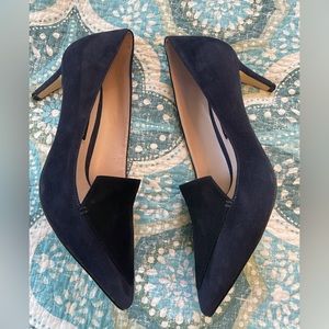Nine West Black and Navy Heels